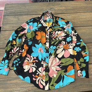 NWOT - Bailey & Rose Floral Button Down Shirt
